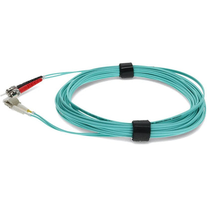 Addon Fiber Optic Duplex Network Cable Add-St-Lc-3M5Om4-Taa