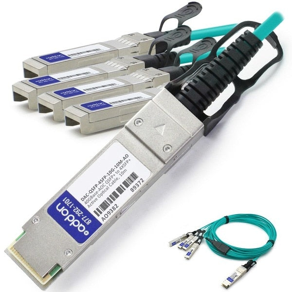 Addon Fiber Optic Network Cable Dac-Qsfp-4Sfp-10G-10M-Ao