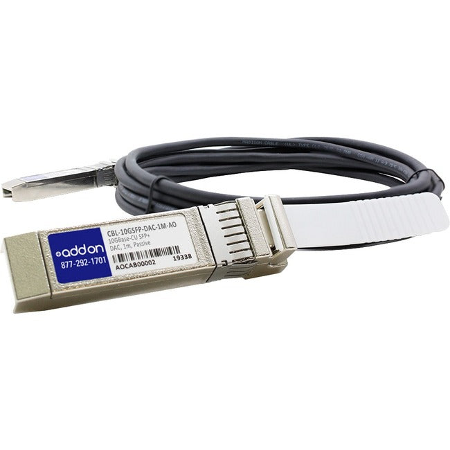 Addon Force10 Networks Cbl-10Gsfp-Dac-1M Compatible Taa Compliant 10Gbase-Cu Sfp