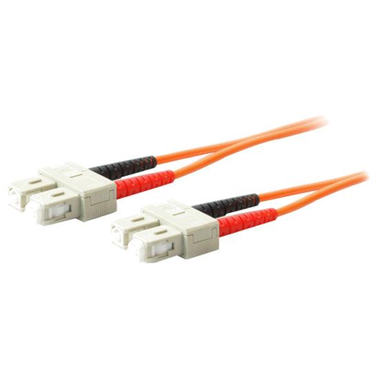 Addon Networks 15M Mmf Duplex Sc/Sc Om1 Fibre Optic Cable Orange