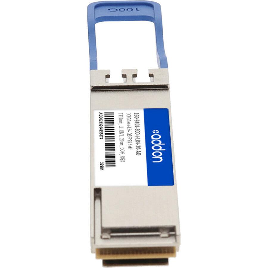 Addon Networks 160-9401900Ilr420-Ao Network Transceiver Module Fiber Optic 100000 Mbit/S Qsfp28 1310 Nm