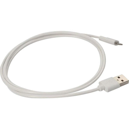 Addon Networks 1M Apple Computer Compatible Usb 2.0 (A) Male To Lightning Male White Cable