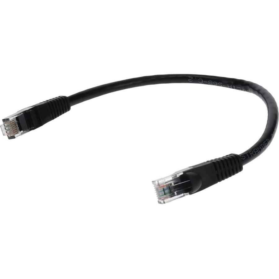 Addon Networks Add-1Fcat6-Bk Networking Cable Black 0.3 M U/Utp (Utp)