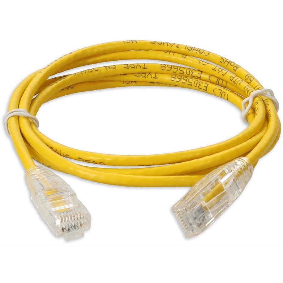 Addon Networks Add-5Fslcat6A-Yw Networking Cable Yellow 1.52 M Cat6A U/Utp (Utp)