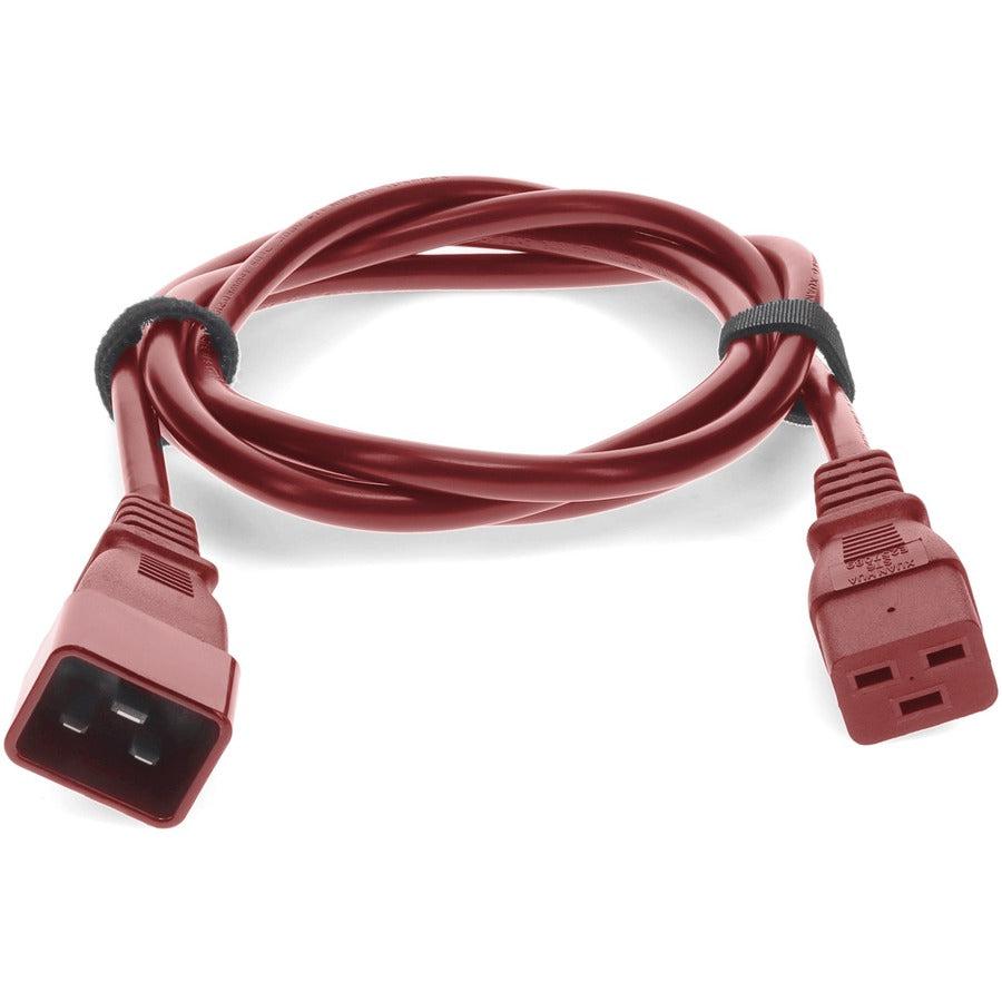 Addon Networks Add-C192C2016Awg3Ftrd Power Cable Red 0.91 M C20 Coupler C19 Coupler