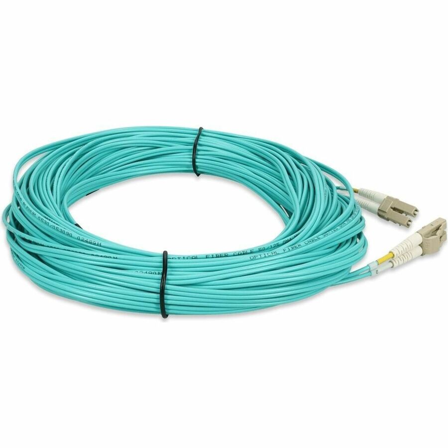 Addon Networks Add-Lc-Lc-11M5Om4P Fibre Optic Cable 11 M Om4 Aqua Colour