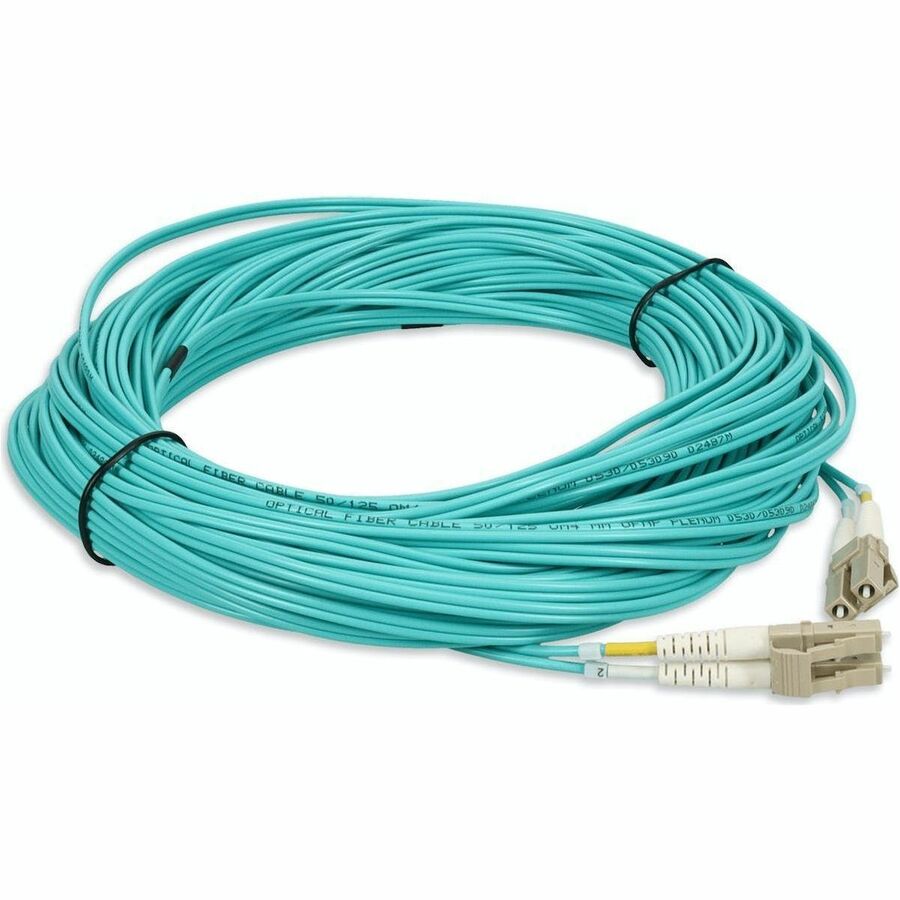 Addon Networks Add-Lc-Lc-11M5Om4P Fibre Optic Cable 11 M Om4 Aqua Colour