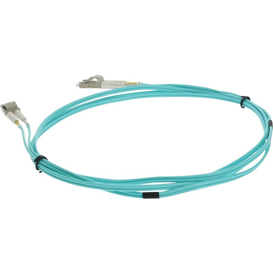 Addon Networks Add-Lc-Lc-3-5M5Om4 Fibre Optic Cable 3.5 M Lomm Om4 Aqua Colour