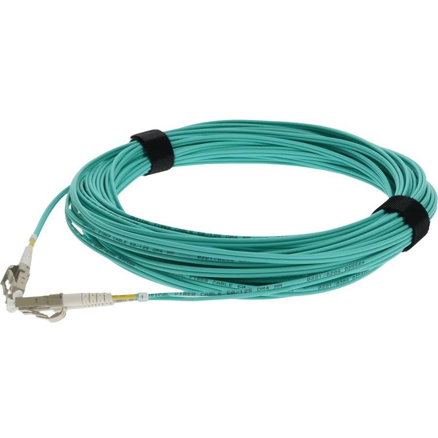 Addon Networks Add-Lc-Lc-37M5Om4 Fibre Optic Cable 37 M Aqua Colour