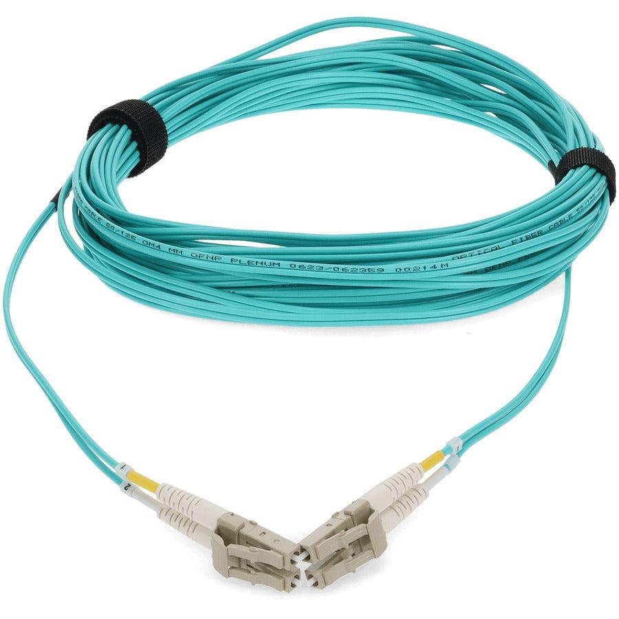 Addon Networks Add-Lc-Lc-3M5Om4P Fibre Optic Cable 3 M Om4 Aqua Colour