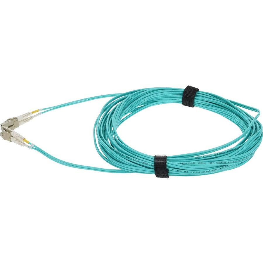 Addon Networks Add-Lc-Lc-8M5Om4P Fibre Optic Cable 8 M Om4 Aqua Colour