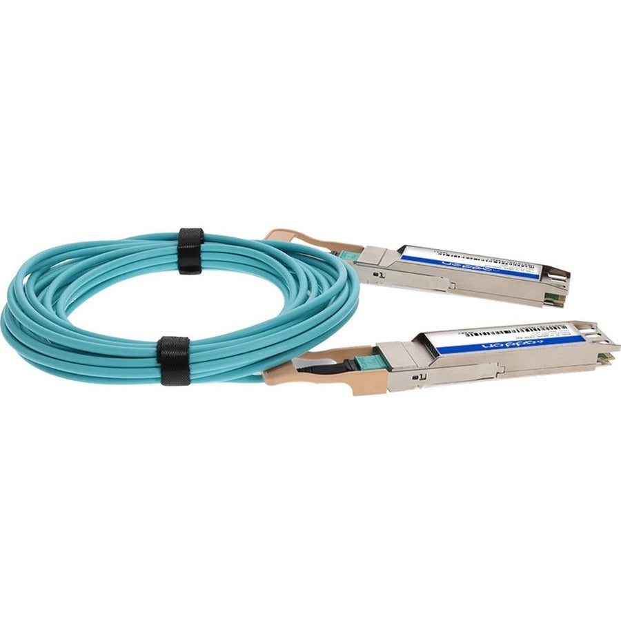 Addon Networks Aoc-O-O-400G-15M-Ao Fibre Optic Cable Om3 Aqua Colour