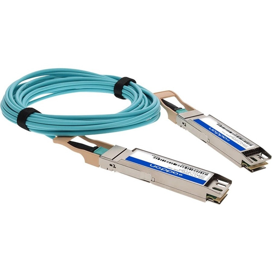 Addon Networks Aoc-O-O-400G-15M-Ao Fibre Optic Cable Om3 Aqua Colour