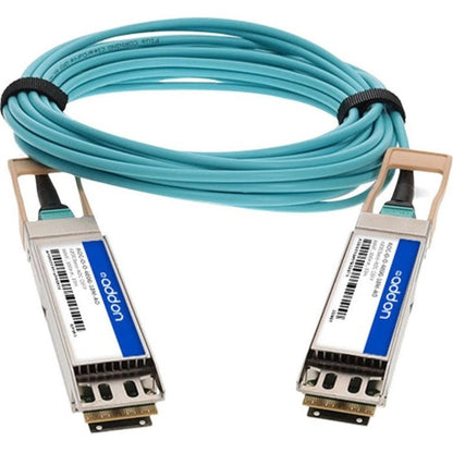 Addon Networks Aoc-O-O-400G-20M-Ao Fibre Optic Cable Om3 Aqua Colour