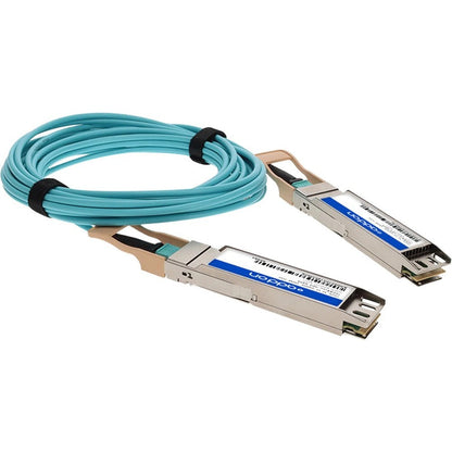 Addon Networks Aoc-O-O-400G-25M-Ao Fibre Optic Cable Om3 Aqua Colour