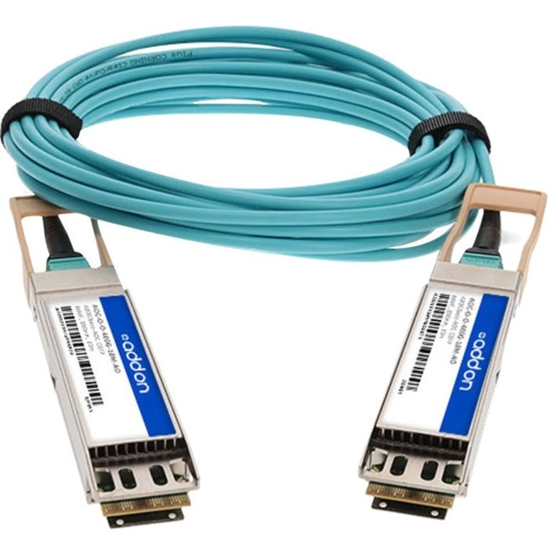 Addon Networks Aoc-O-O-400G-25M-Ao Fibre Optic Cable Om3 Aqua Colour