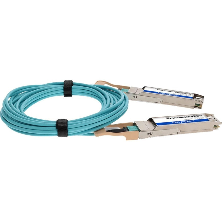 Addon Networks Aoc-O-O-400G-30M-Ao Fibre Optic Cable Om3 Aqua Colour