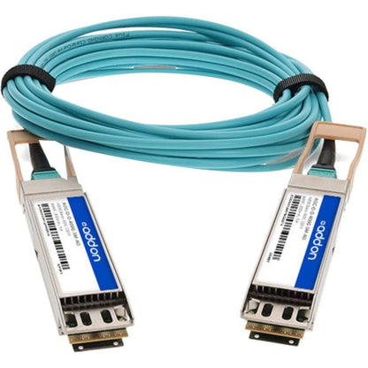 Addon Networks Aoc-O-O-400G-5M-Ao Fibre Optic Cable Om3 Aqua Colour