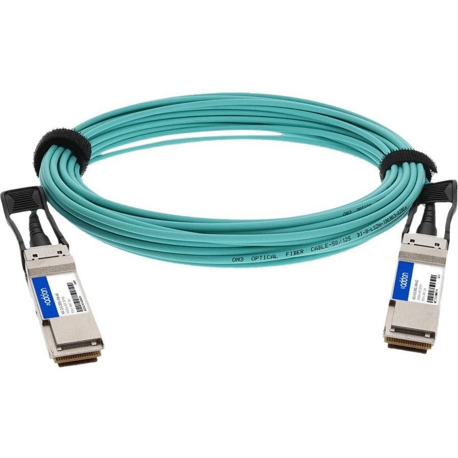 Addon Networks Aoc-Q-Q-200G-15M-Ao Infiniband Cable Qsfp56 Aqua Colour