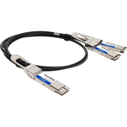 Addon Networks Cab-D-D-200G-1M-Ao Infiniband Cable Qsfp-Dd Black, Silver