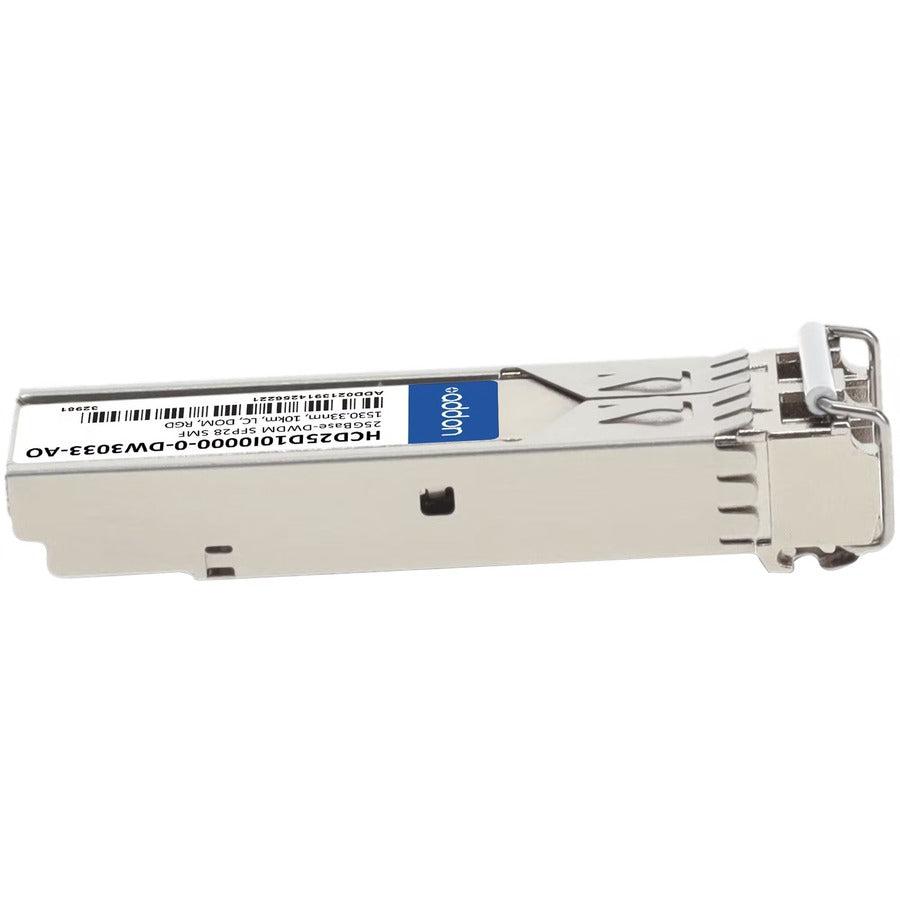 Addon Networks Hcd25D10I0000-0-Dw3033-Ao Network Transceiver Module Fiber Optic Sfp28 1530.33 Nm