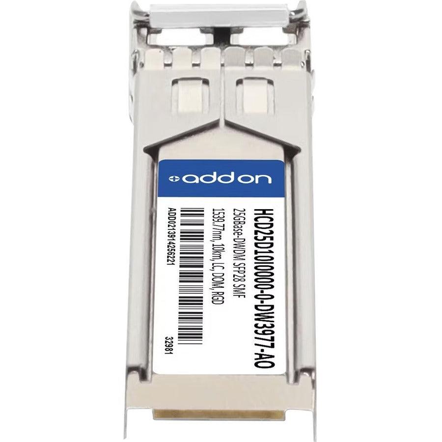 Addon Networks Hcd25D10I0000-0-Dw3977-Ao Network Transceiver Module Fiber Optic Sfp28 1539.77 Nm