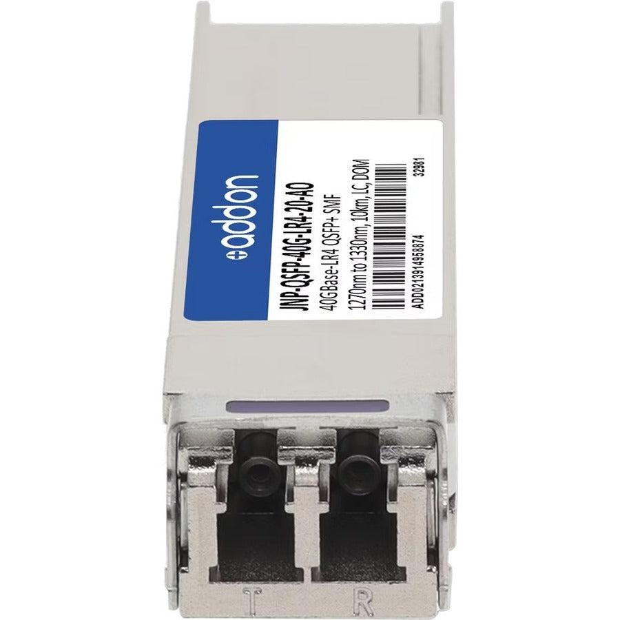 Addon Networks Jnp-Qsfp-40G-Lr4-20-Ao Network Transceiver Module Fiber Optic 40000 Mbit/S Qsfp+ 1330 Nm