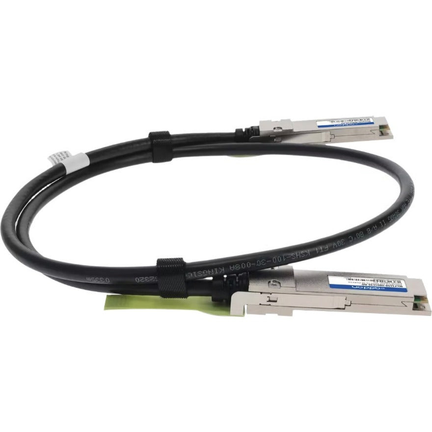 Addon Networks Mcp1650-H001E30-Ao Infiniband Cable 1 M Qsfp56 Black, Silver