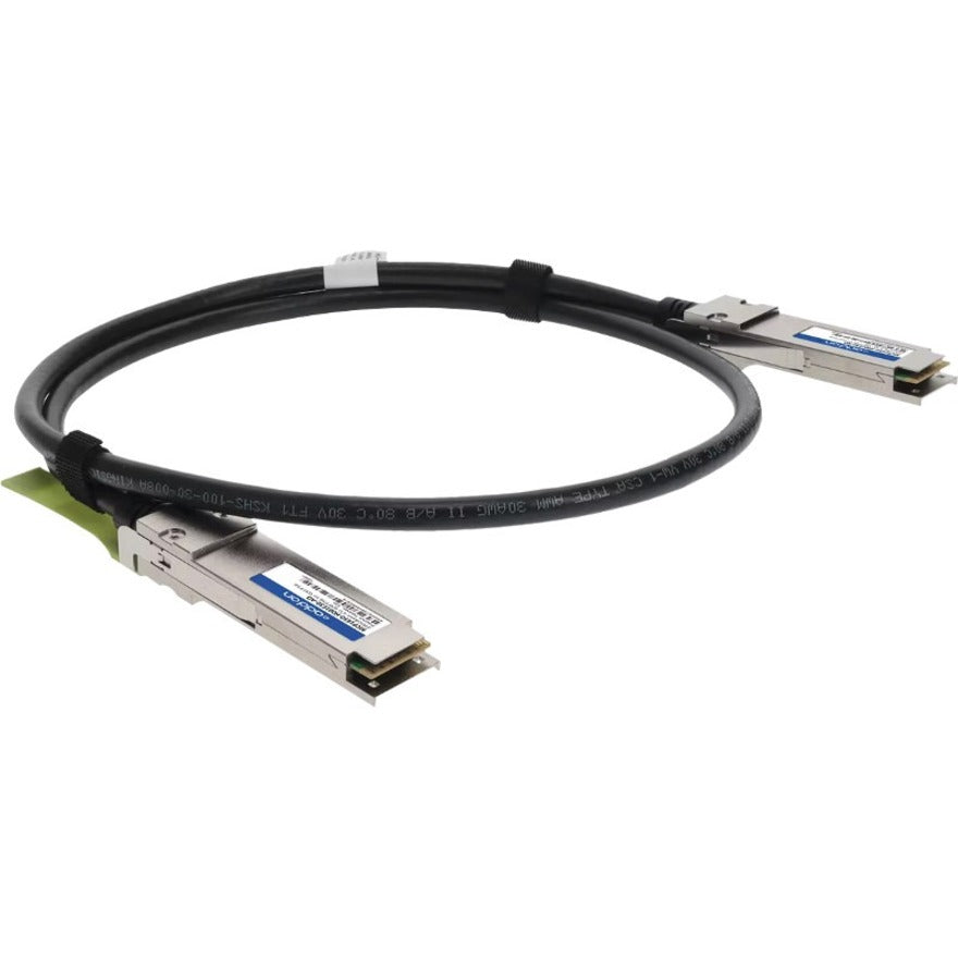 Addon Networks Mcp1650-H001E30-Ao Infiniband Cable 1 M Qsfp56 Black, Silver