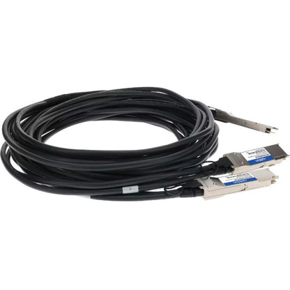 Addon Networks Mcp7H50-H002R26-Ao Infiniband Cable 2 M Qsfp56 2Xqsfp56 Black, Silver