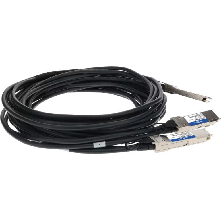 Addon Networks Mcp7H50-H003R26-Ao Infiniband Cable 3 M Qsfp56 2Xqsfp56 Black, Silver