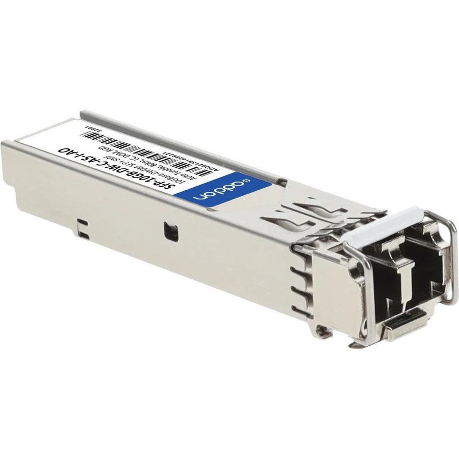 Addon Networks Msa And Taa Compliant 10Gbase-Dwdm 50Ghz Sfp+ Transceiver (Smf, Auto-Tunable, 80Km, Lc, Dom, Rugged)