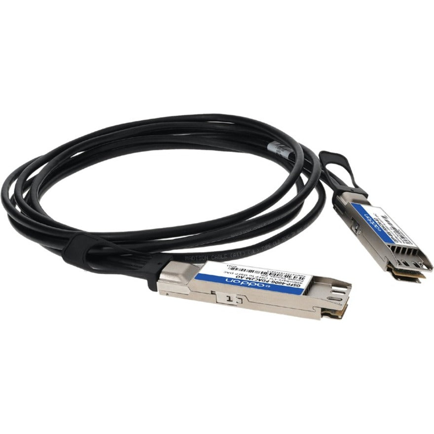 Addon Networks Osfp-400G-Pdac2M-Ao Infiniband Cable 2 M Black, Silver