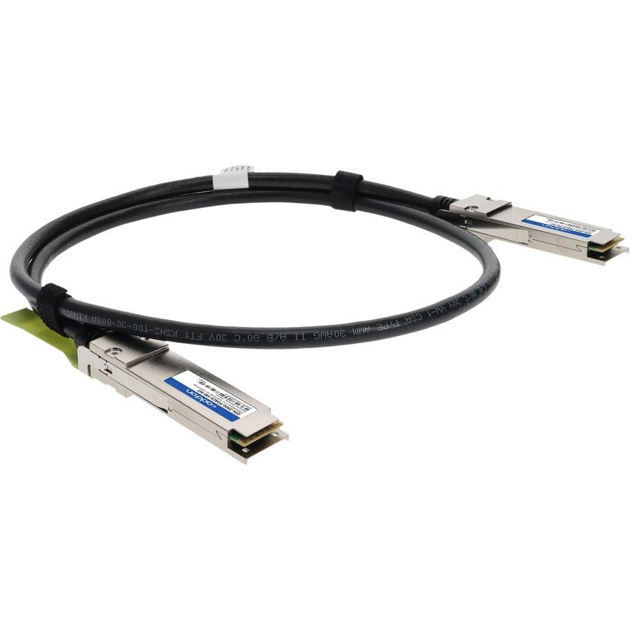 Addon Networks Q56-200G-Pdac0-5M-Ao Infiniband Cable 0.5 M Qsfp56 Black, Silver