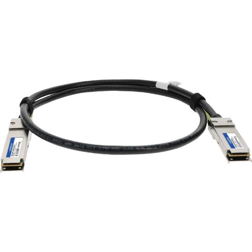 Addon Networks Q56-200G-Pdac0-5M-Ao Infiniband Cable 0.5 M Qsfp56 Black, Silver