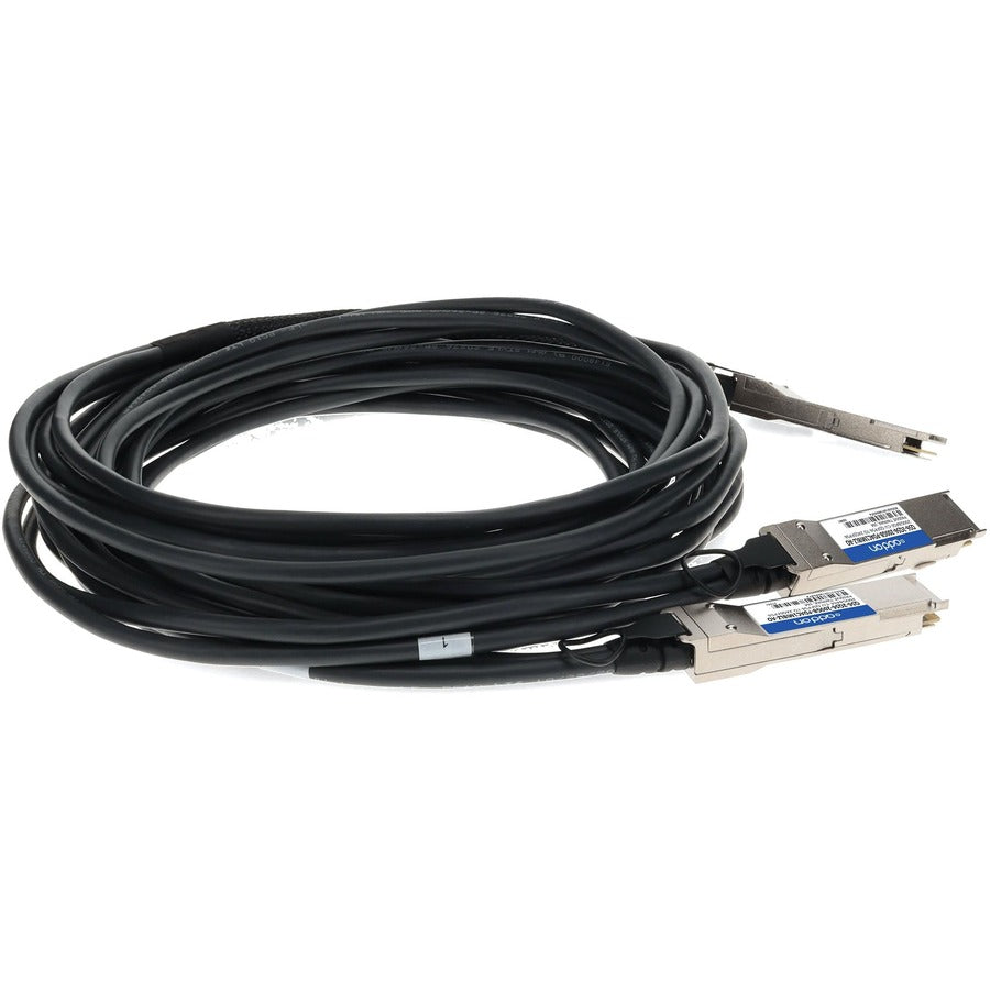 Addon Networks Q56-2Q56-200Gb-Pdac1Miblz-Ao Infiniband Cable 1 M Qsfp56 2X Qsfp56 Black