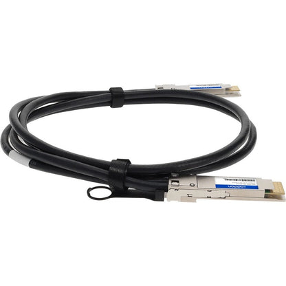 Addon Networks Qdd-200G-Dac-2-5M-Ao Infiniband Cable 2.5 M Qsfp-Dd Black, Silver