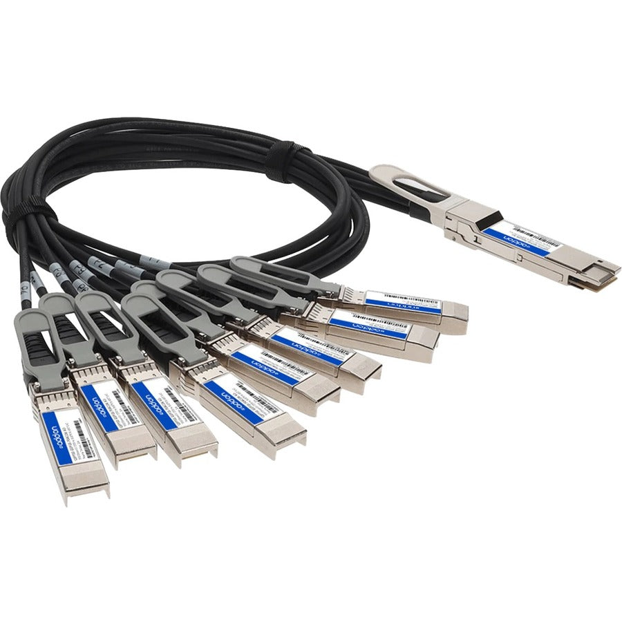 Addon Networks Qdd-8Sfp28-Pdac1M-Ao Infiniband Cable 1 M Qsfp-Dd 8X Sfp28 Black