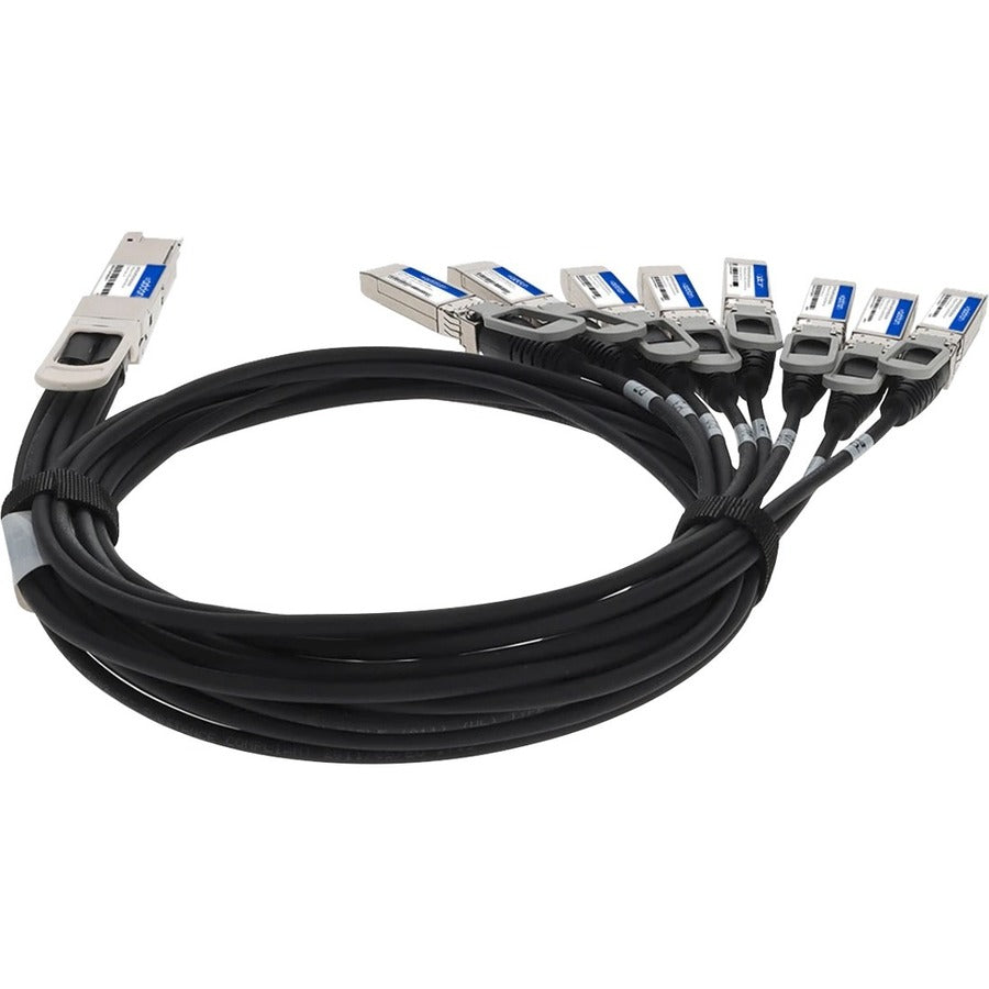 Addon Networks Qdd-8Sfp28-Pdac2M-Ao Infiniband Cable 2 M Qsfp-Dd 8X Sfp28 Black