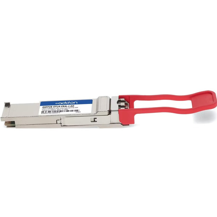 Addon Networks Qsfp28-Otu4-Er4L-J-Ao Network Transceiver Module Fiber Optic 100000 Mbit/S 1309 Nm