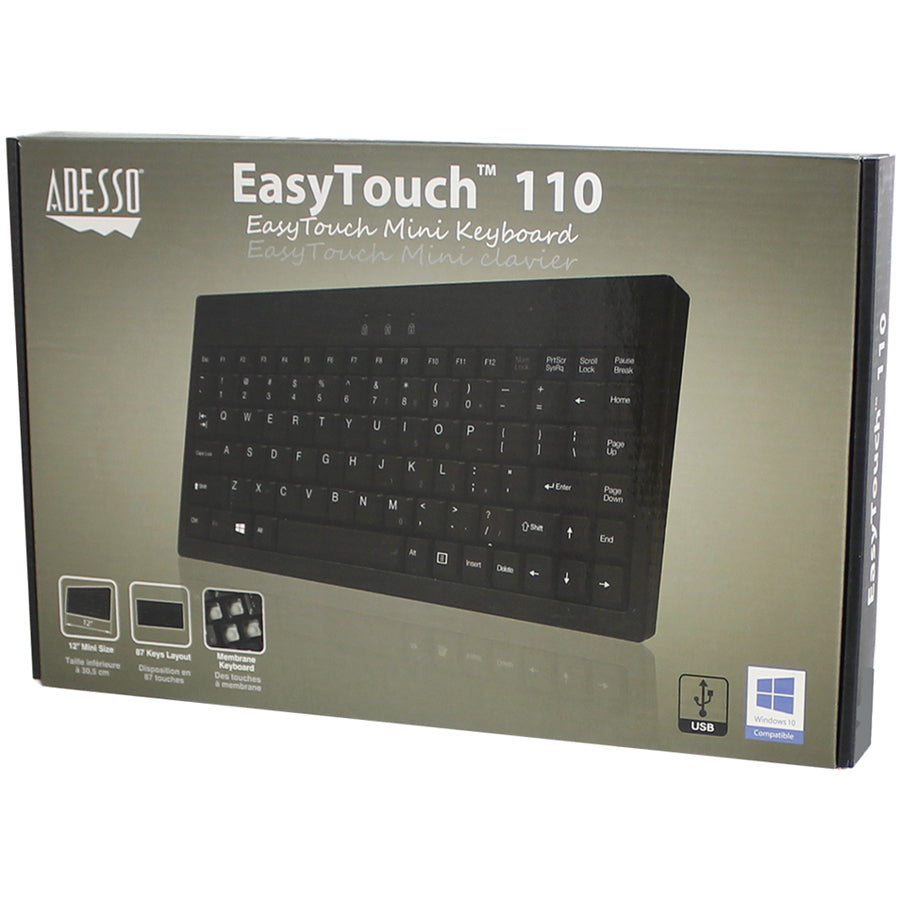 Adesso Easytouch Akb-110B Mini Keyboard