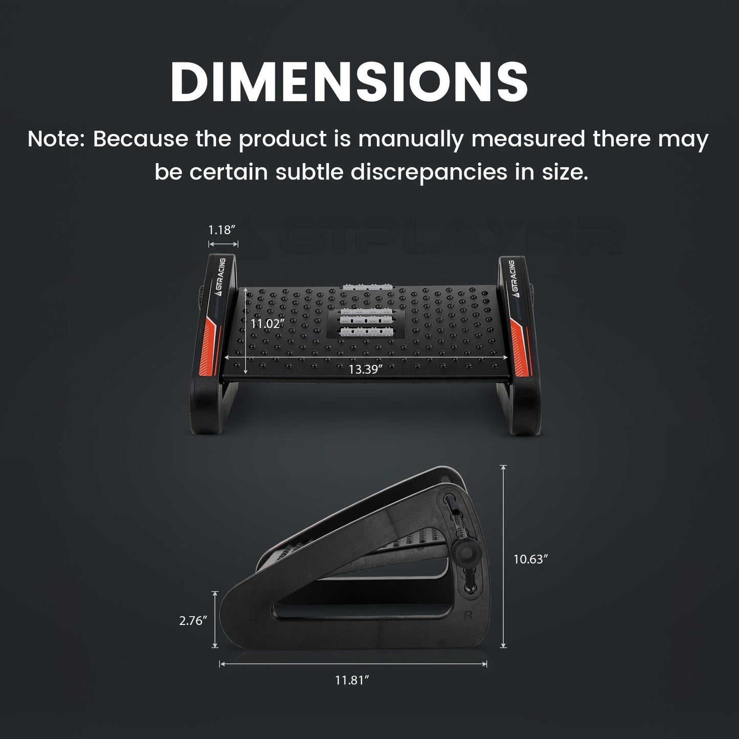 Adjustable Ergonomic Under Desk Footrest