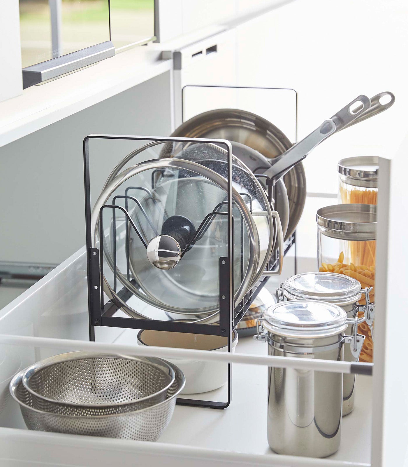 Adjustable Pots and Pans Organizer - Steel