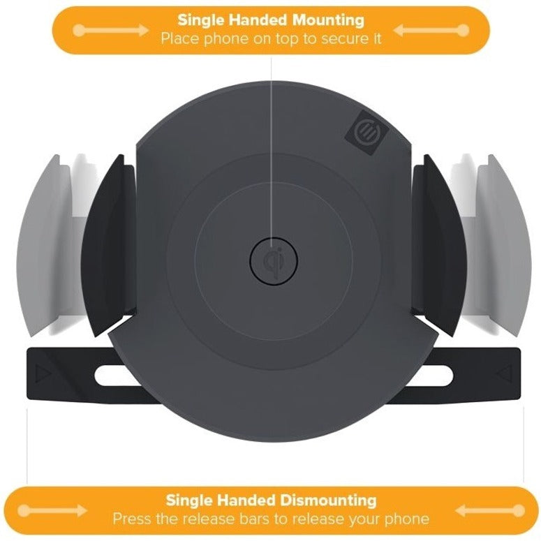 Alogic Rapid Air Vent Mount Wireless Charger With Qi Technology