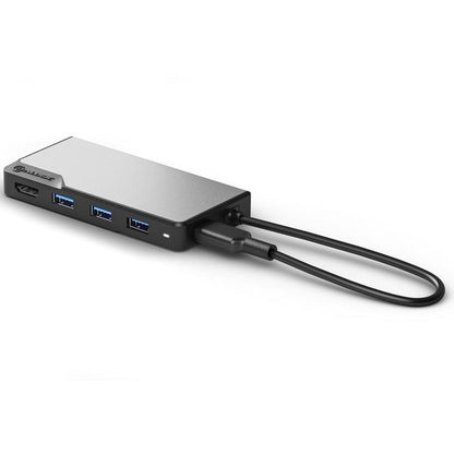 Alogic Usb-C Fusion Core 5-In-1 Hdmi & Usb Hub- 1 X Hdmi@4K@60Hz, 3 X Usb-A (Usb3.0) 1 X Usb-C (Data + Pd) - Space Grey