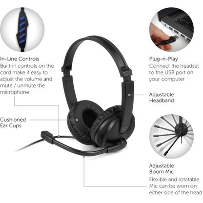 Aluratek Awhu02Fb Headset