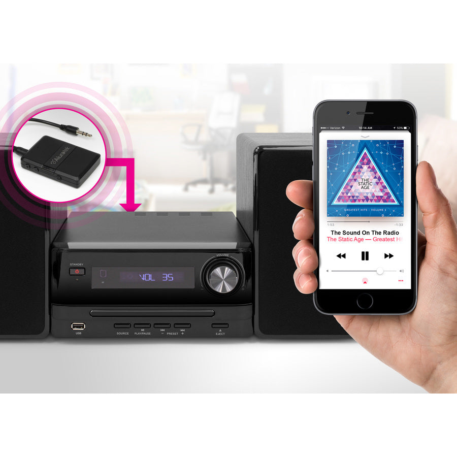 Aluratek Universal Bluetooth Audio Receiver And Transmitter ABC01F