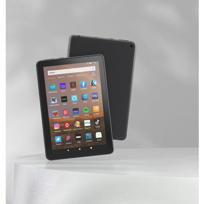 Amazon Fire HD 8 Plus Tablet - 8" WXGA - Quad-core (4 Core) 2 GHz - 3 GB RAM - 32 GB Storage - Black