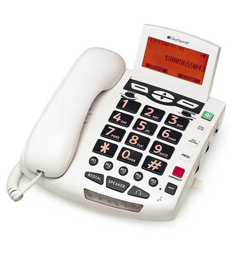Amplified BigButton Spkrphone 50dB White CLS-WCSC600