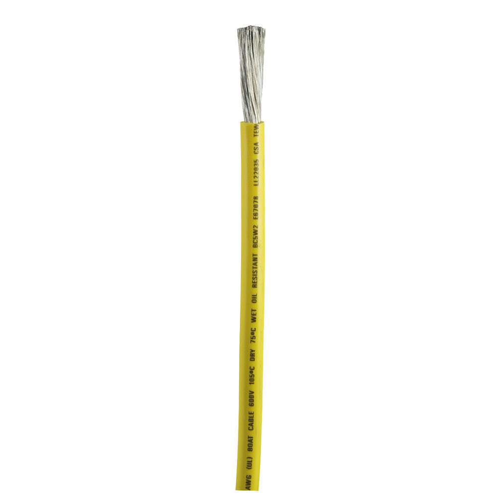 Ancor Yellow 2 AWG Battery Cable - Sold By The Foot